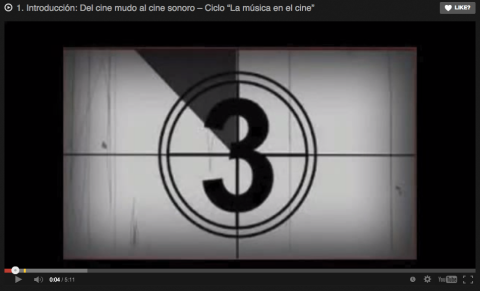 1. Introducción: Del cine mudo al cine sonoro – Ciclo “La música en el cine”